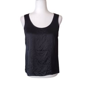 Talbots Black Silk Tank Top, Size 6p